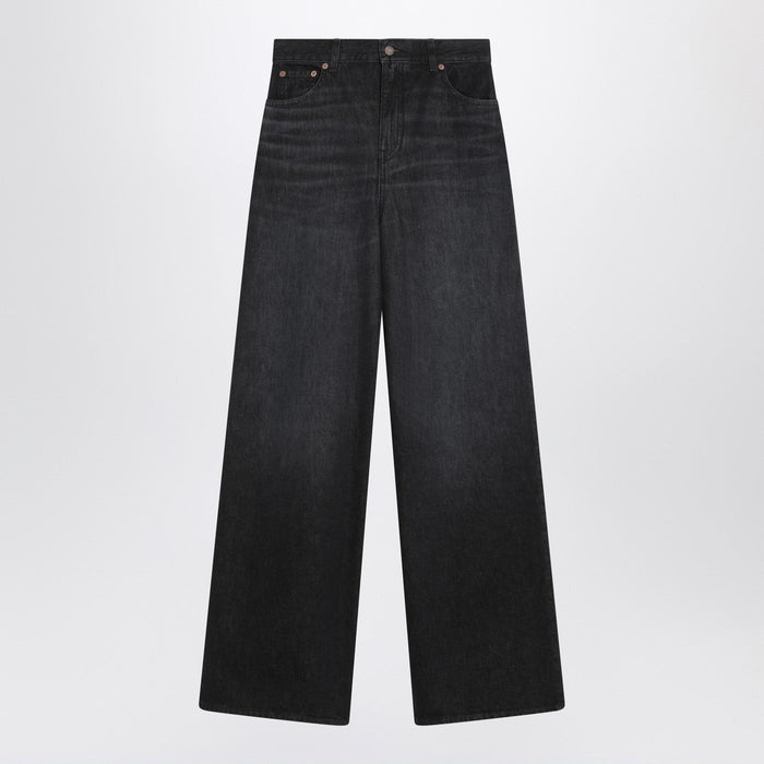 Chloé Loose Black Washed Jeans