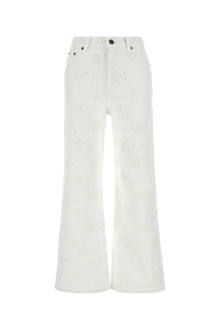 Chloé White Denim Jeans