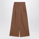 Chloé Brown Palazzo Pants In Cotton