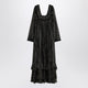 Chloé  Maxi Black Dress With Lightweight Silk Ruffles