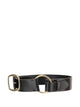 Chloé Anita Leather Belt With Gold Ring Chloé