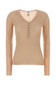 Chloé Chloé Wool V-Neck Henley Top