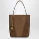 Chloé Brown Leather And Suede Chloã¨ Spin Shopping Bag
