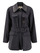Chloé Embroidered Wool Coat