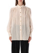 Chloé Chloé Striped Cotton And Silk Blouse