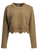 Chloé Crew-Neck Sweater With Lace