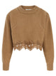 Chloé Cropped Lace Sweater
