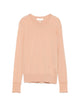 Chloé Chloè Sweaters In Peach Wool.