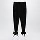 Chloé Black Pleated Fluid Crêpe De Chine Trousers