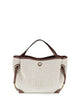 Chloé Small Chloé Clover Double Carry Bag In Canvas