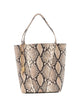 Chloé Snakeskin-Effect Leather Bucket Bag