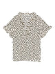 Chloé Dots Print Ruffle Top In Crãšpe De Chine