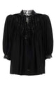 Chloé Black Silk Blouse