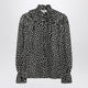 Chloé Polka-Dot Silk Blouse