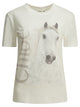 Chloé Logo Crew-Neck White Cotton T-Shirt