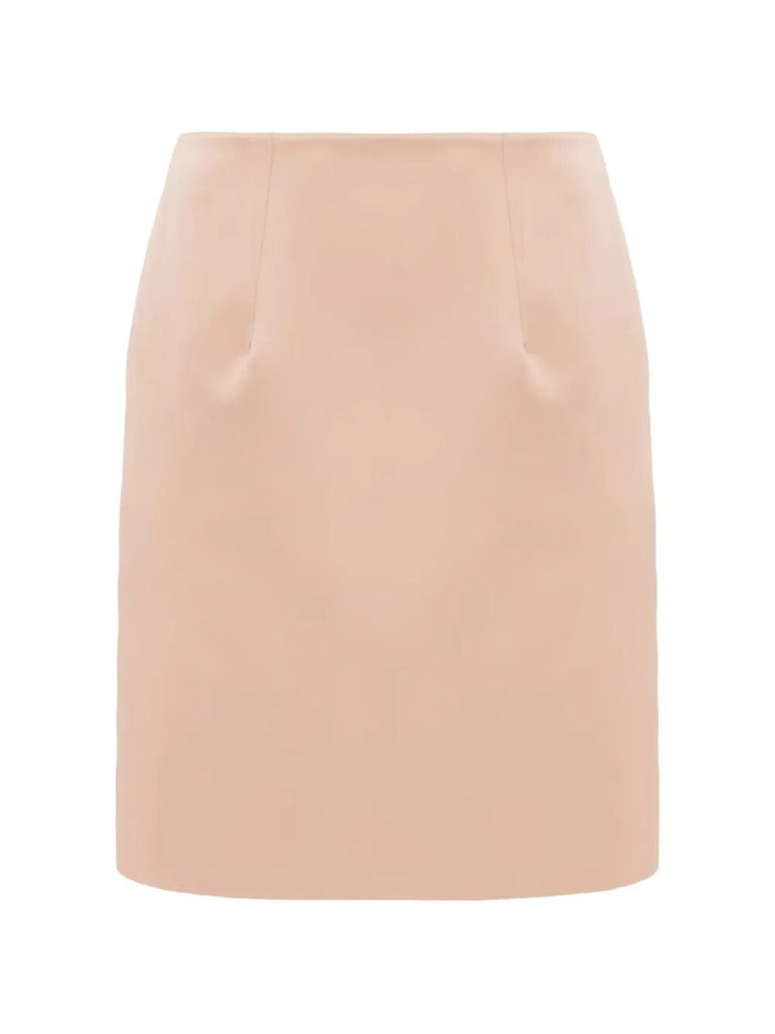 Chloé Powder Pink Satin Mini Skirt