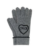 Chloé Heart-Embroidered Gloves