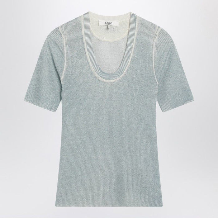 Chloé Fine-Knit T-Shirt
