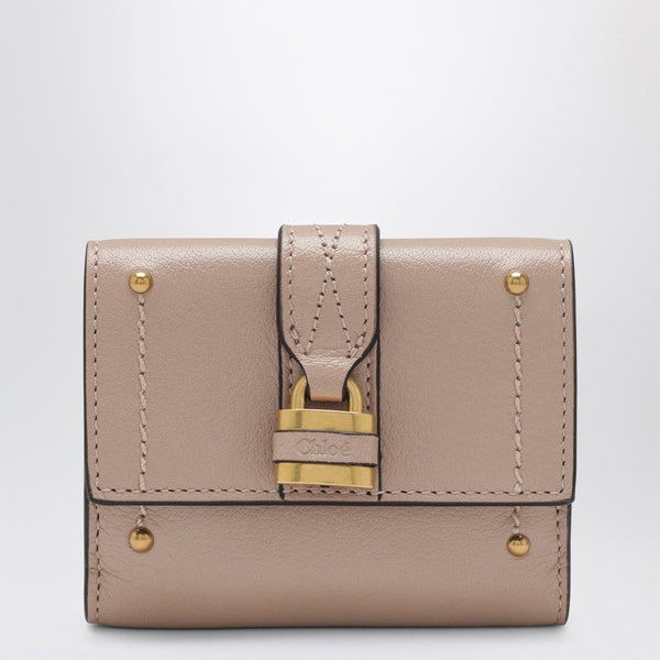 Chloé Mini Pink Paddington Trifold Leather Wallet