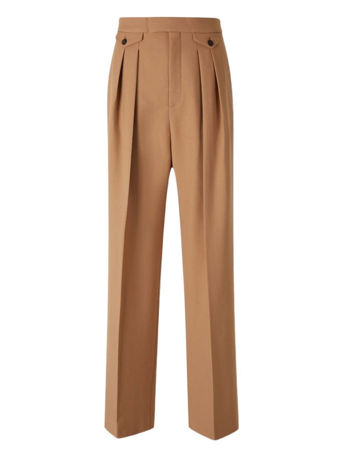 Chloé High-Rise Gathered Pants