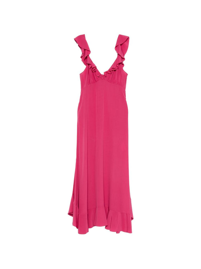 Chloé Purple Silk Dress