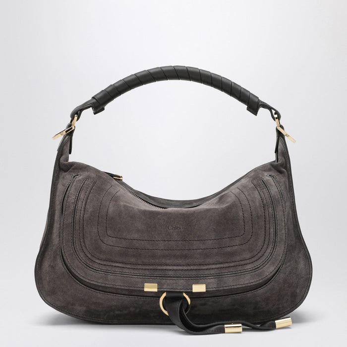 Chloé Small Brown Suede Marcie Bag