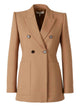 Chloé Double-Breasted Peak Lapels