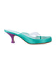 Chloé Chloé Junie Satin Kitten Heel Sandals