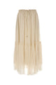 Chloé Cream Crepe Skirt