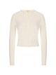 Chloé Pointelle-Knit Scalloped-Trim Cardigan