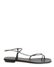 Soeur Black Leather Sandal
