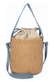 Chloé Bucket Bag In Raffia Woody