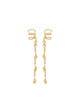 Chloé Vintage Gold Brass Earrings
