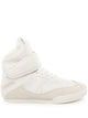 Chloé Mesh And Suede Kick High-Top Sneakers