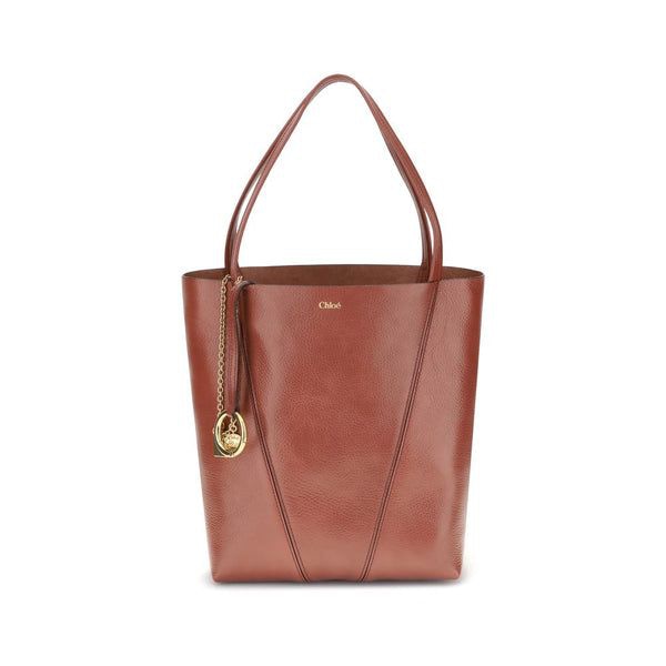 Chloé Chloé Spin Tote Bag In Grained Leather