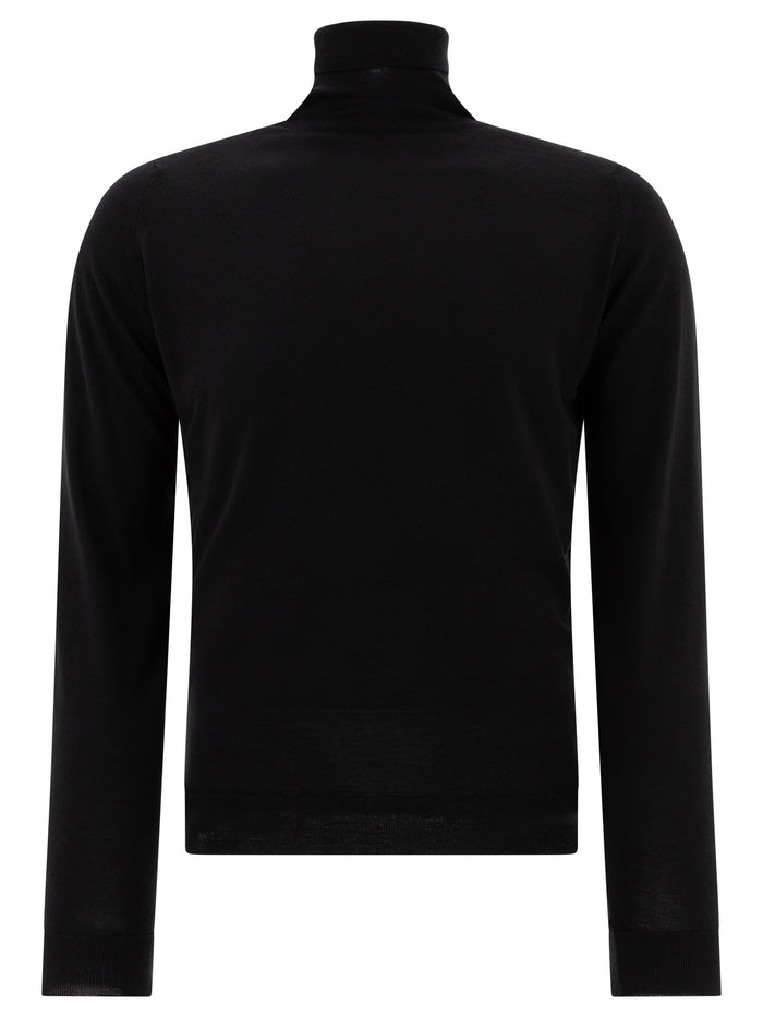 John Smedley Merino Wool "Cherwell" Turtleneck Sweater