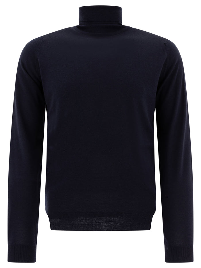 John Smedley Merino Wool "Cherwell" Turtleneck Sweater