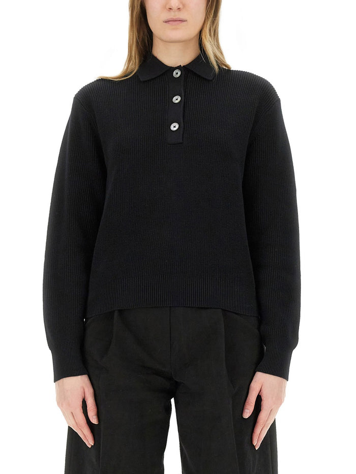 Studio Nicholson Chesapeake Knit Polo Shirt