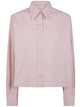 The Frankie Shop "Arlen" Cotton Boxy Shirt