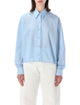 The Frankie Shop Arlen Cotton Boxy Shirt
