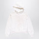 Acne Studios Logo Sweatshirt In Fleece Dusty White