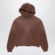 Acne Studios Logo Hooded Sweater Chocolate