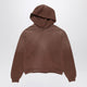 Acne Studios Logo Hooded Sweater Chocolate
