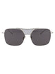 Calvin Klein Grey Metal Sunglasses