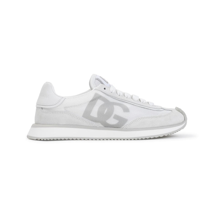 Dolce & Gabbana Suede And Mesh Dg Cushion Sneakers