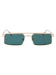 Calvin Klein Light Gold Metal Sunglasses