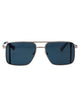 Calvin Klein Jeans Matte Light Ruthenium Metal Sunglasses