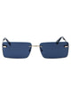 Calvin Klein Jeans Silver/Blue Metal Sunglasses