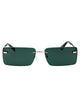 Calvin Klein Jeans Gold/Green Metal Sunglasses