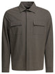 Herno Grey Virgin Wool Jacket